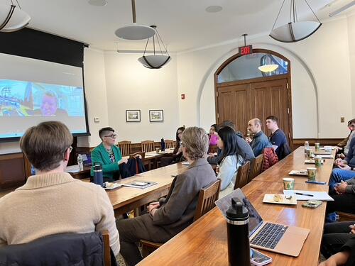 Green Chemistry and Engineering Pitch Breakfast in Marsh Hall