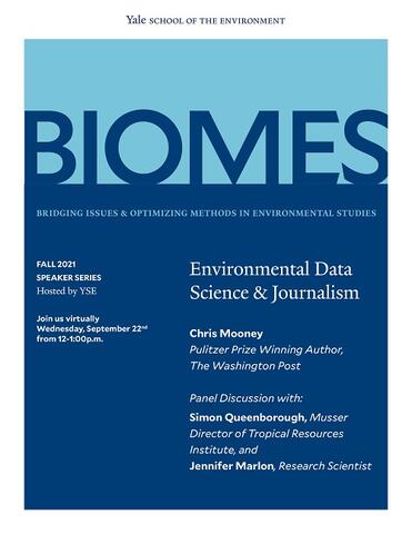 BIOMES: Environmental Data Science & Journalism: Chris Mooney