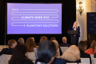 Maurie McInnis at Yale @ Climate Week NYC 2024